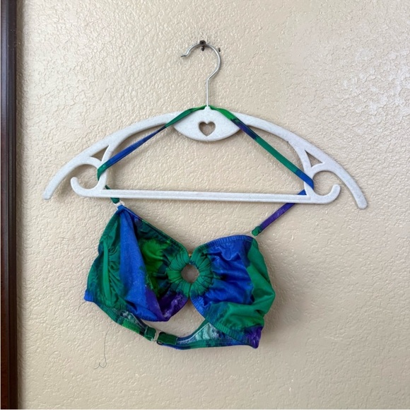 Oscar De La Renta Bikini Top Size 10 - Picture 1 of 4